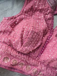 Elegant Pink Lehenga Choli Set