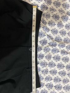 Black Straight Fight Formal Pant