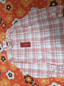 Men's Pink Plaid Shirt