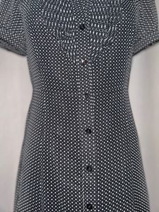 Chic Polka Dot Button-Up Blouse