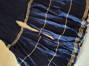 Stylish Palazzo Pants with Gold Detail