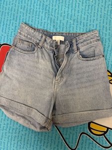H&M High Waisted Jean Shorts