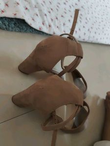 Stylish Nude Block Heels