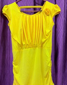 Yellow Casual Dress