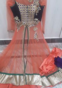 Beautiful Premium Party Wear Dress With Front Slit
