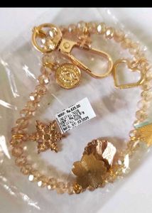 Gold Plated Pendant Set with phone Charm