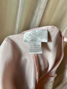 Pink lace satin cami