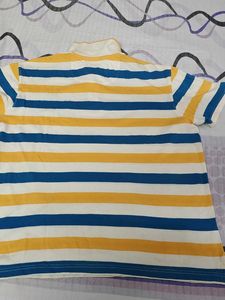 Men's Striped Polo Shirt