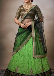 Green 💚 Lehenga +Choli + Dupatta