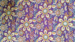 Purple Floral Kurta