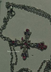 Sparkling Cross Pendant Necklace