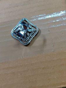 Sparkling Butterfly Ring adjustable &amp; rubber