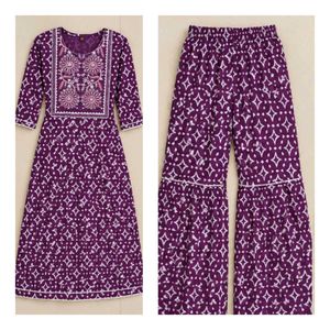 Beautiful Purple Kurta Set