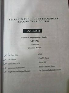 Vistas Supplementary Reader in English