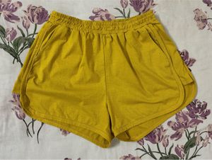 Comfortable Yellow Athletic Shorts