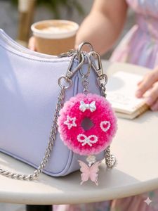 Cute Handmade Scrunchie Keychains ✨🦋