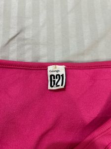 George G21 Cut-Out Long Sleeve Top