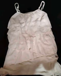 Tiered Strappy Top - Cream