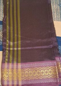 Beautiful silk festive wear saari