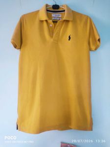 Men's Yellow Polo T-Shirt