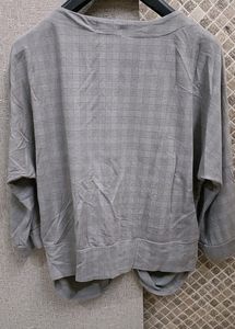 XL Gray Top For Women