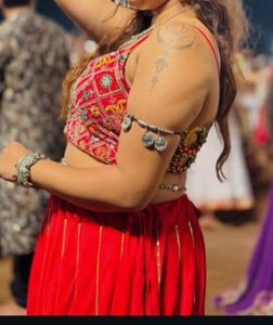 patchwork lehnga and designer choli