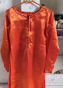 Orange Ethnic Kurta