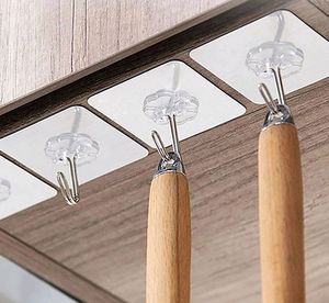 Waterproof Transparent Stainless Steel Hooks -20