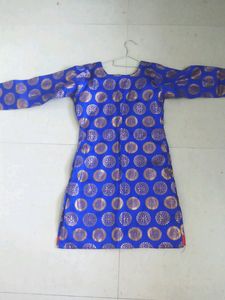 Blue Banarsi Kurti