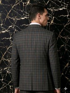 Men's Plaid Suit Jacket