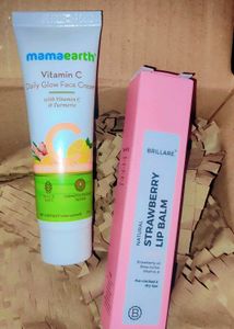 Mamaearth Vitamin C Face Cream & Lip Balm