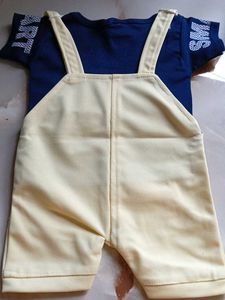 Cute Girl's Dress with Bib Design