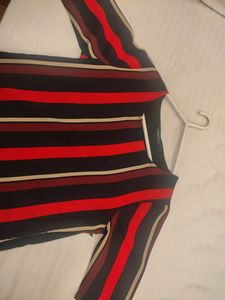 Georgette Striped Dress