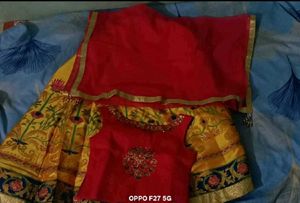 Girls' Ethnic Lehenga Choli Set