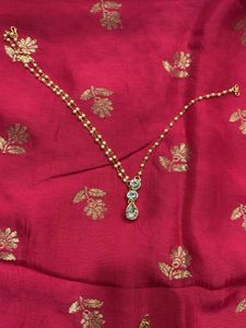Elegant Pearl &amp; Crystal Maang Tikka Combo
