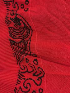 Chic Red Short Sleeve Knit Top