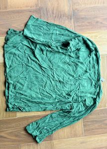 Embroidered Green Kurta