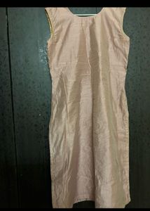 Embellished Silk Kurta