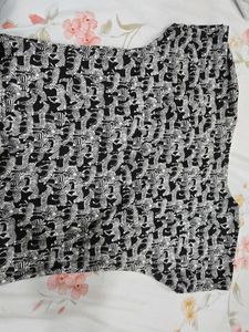 4 black and white tops