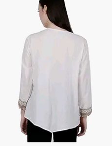 beige kurti
