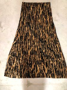 Animal Print Maxi Skirt
