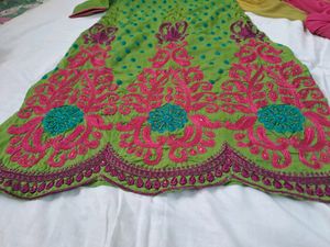 Embroidery Stitched Churidar