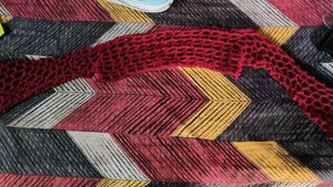 Red Crochet Bolero Shrug