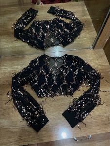 Sparkling Sequin Shrug/top