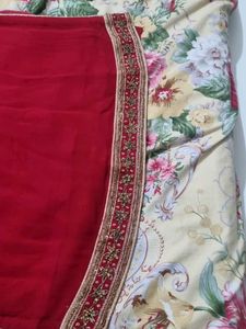 ❌️FREE DELIVERY ❌️Elegant Red Embroidered Kurta
