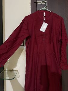 Elegant Maroon Kurta