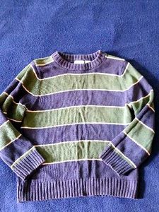 Striped Knit Sweater
