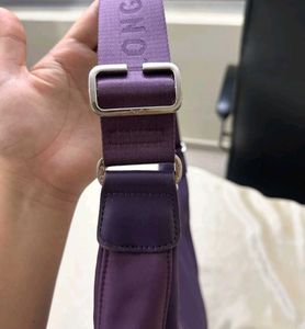 Longchamp Purple Hobo Bag