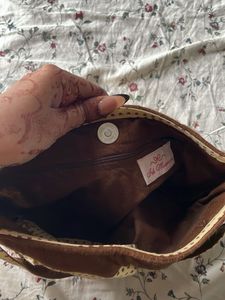Viral Pinterest polka dot shoulder bag with button
