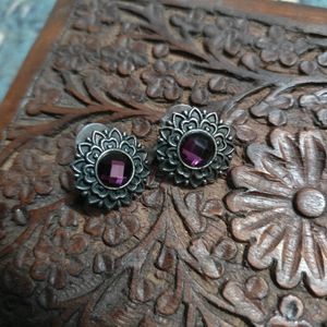 Oxidised Brass Studs